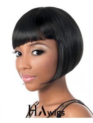 Short Black Yaki Bobs New African American Wigs