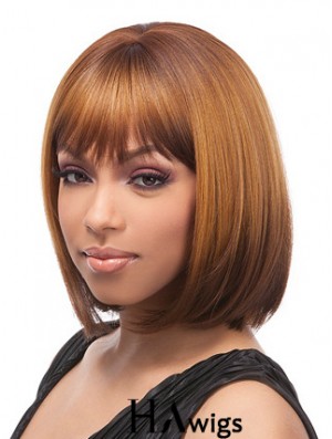 12 inch Brown Lace Front Wigs For Black Women