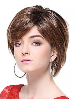 Synthetic Chin Length Straight Capless Online Wigs UK