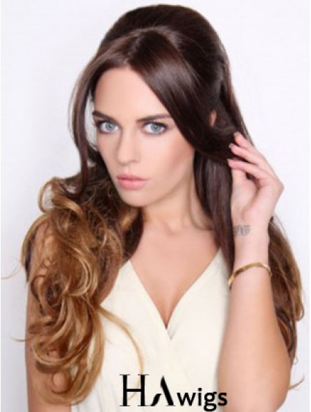 Perfect Black Synthetic Wavy Hair Falls